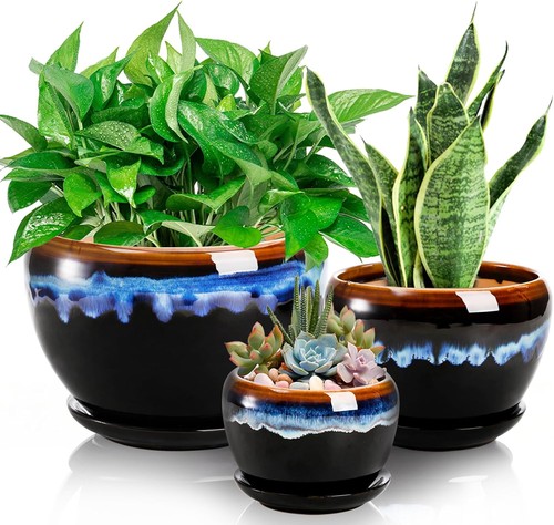 Pack ceramic flower - 3,