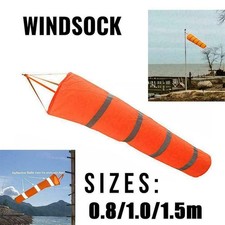 Airport Farm Windsock Rip-stop Reflective Wind Sock Measurement Bag 80-150CM New