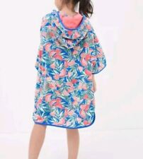 Fat Face Towelling Poncho Robe To Keep Dry After Swimming KIDS girls Childrens