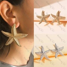 BIG 5cm STARFISH EARRINGS