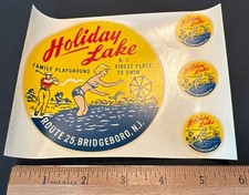 1950s Holiday Lake Bridgeboro