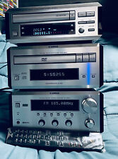 YAMAHA NATURAL SOUND (PIANO CRAFT) STACKING HI-FI SYSTEM + REMOTE - VGC