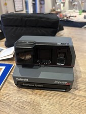 Vintage Polaroid Impulse AF Instant Camera Auto Focus System With Built In Flash