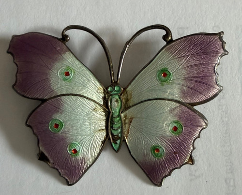 Antique silver and enamel - antique,