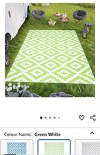 Homaxy Outdoor Rug Plastic Straw Garden Rugs Patio Area Rugs 270 x 360 CM