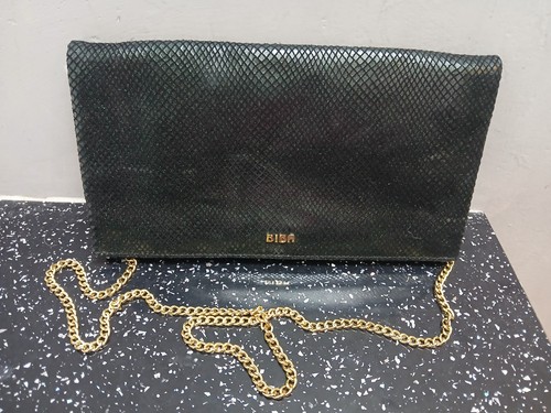 Biba dark green - dark, leather