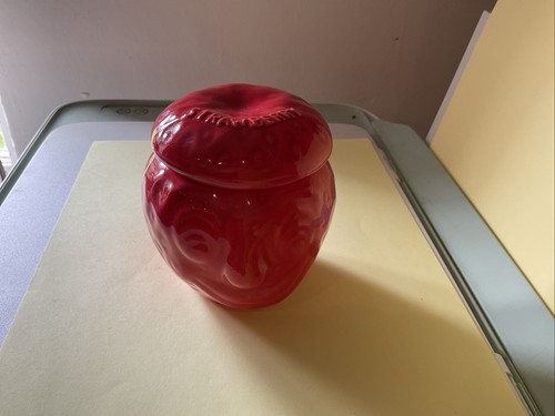 Sylvac strawberry funny face - strawberry,