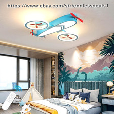Ceiling Light, Blue Airplane