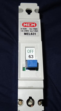MEM MCCB 63 Amp Single Pole