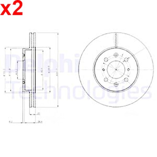 Delphi brake disc - brake,