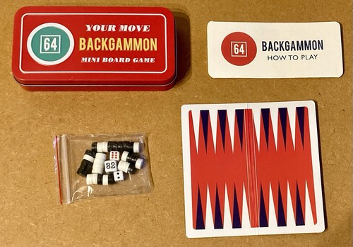 Backgammon travel game - game, by