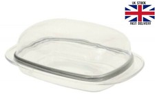 New Clear Plastic Butter Dish