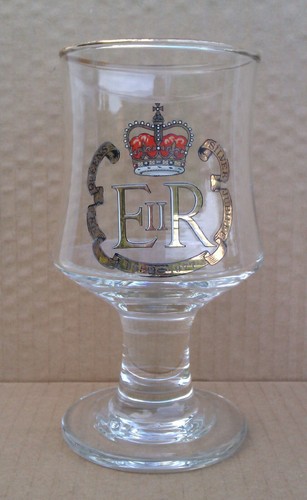 Glass goblet silver - goblet,