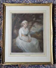 Exceptional Mezzotint After SIr Henry Raeburn(1756-1823) of The Hon Mrs Wharton