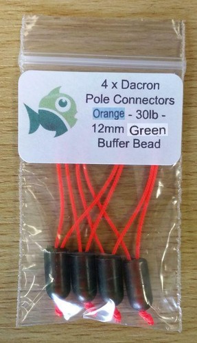 30lb orange dacron pole - orange,