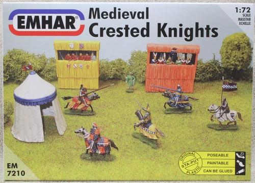 Medieval crested knights - 1/72,