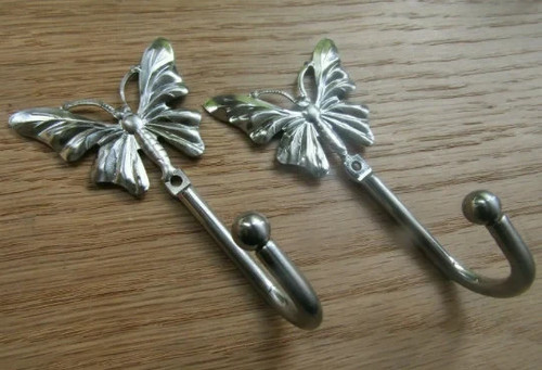 Pair butterfly curtain - of,