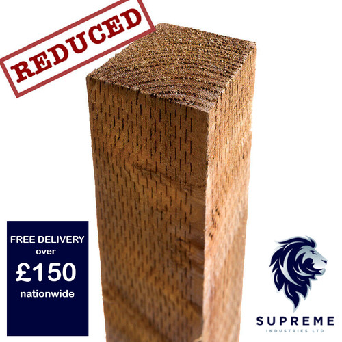Fence posts treated 3x3 - treated, &