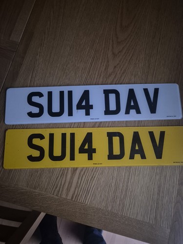 Private plate su14dav dave - plate,