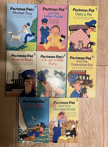 Vintage postman pat - pat, books