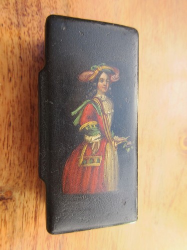 Antique snuffbox papier - antique,