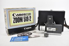 Canon Super 8 Zoom 518-2 Cine Camera Boxed With Case Spares & Repairs