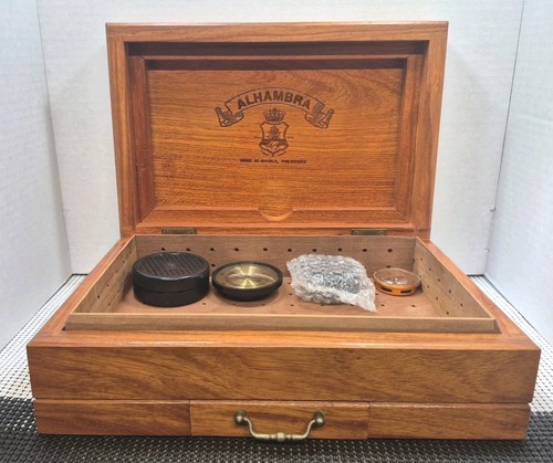 Vintage alhambra wooden cigar - vintage,
