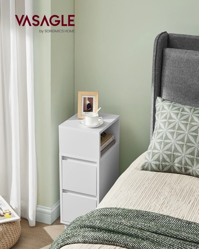 Slim tall bedside table - tall,