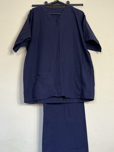 Men navy scrubs fancy - /,