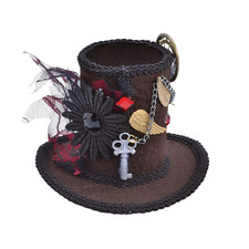 Steampunk Tall Mini Top Hat