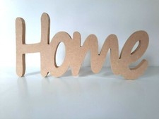  Wooden mdf  HOME word Sign
