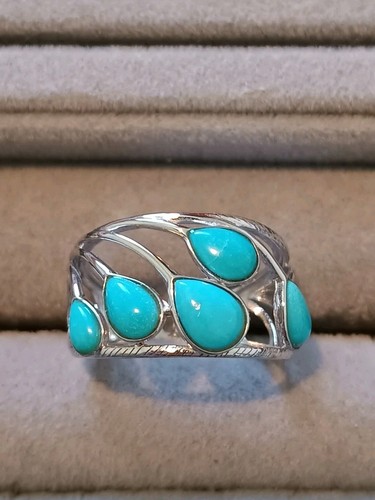 Sleeping beauty turquoise ring - sleeping,