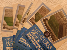 BIRMINGHAM CITY HOMES PROGRAMMES 1956/57 12 league + 2 FA cup