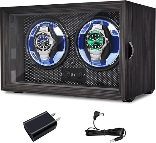 Luxury dual watch winder for - winder,