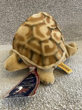 Antique Vintage Merrythought Velvet Tortoise Soft Toy Bear Pal W/ Labels