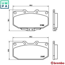 BRAKE PAD SET DISC BRAKE P 56