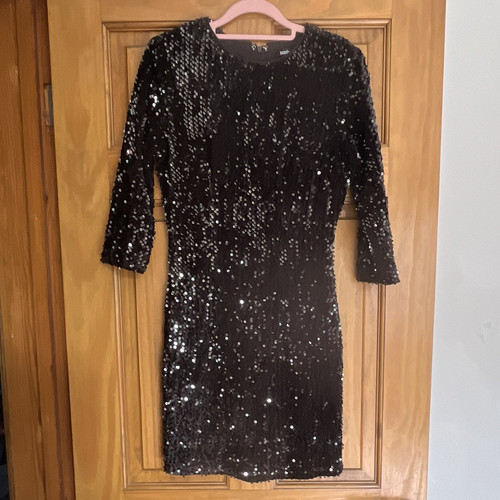 Boohoo black sequinned - boohoo,