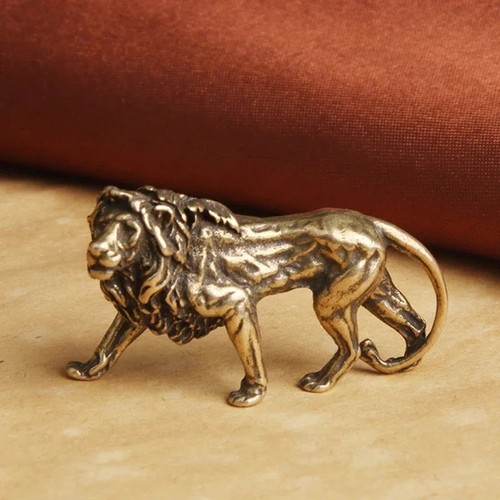 Pure copper lion figurine - pure,