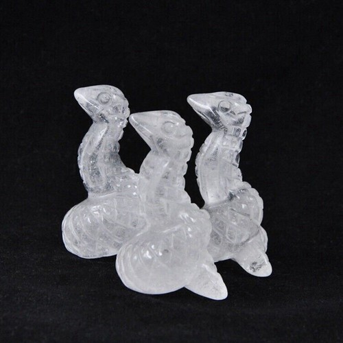 Natural quartz crystal carved - quartz,
