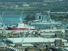 Photo A3 HM Naval Base, Portsmouth Portsmouth/SU6501 Seen from the Spin c2012