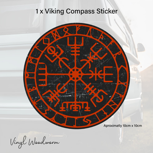 Viking vegvisir compass van - viking,