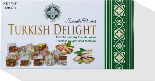 Turkish delight with pistachio - turkish,