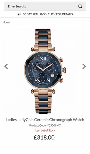 Rrp 318 ladies ladychic - rrp, gc