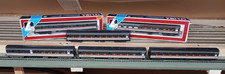Lima Coaches Intercity Executive / Swallow x 6 Inc. TSO, BK & Buffet - OO Gauge