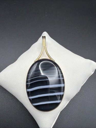 Large 9ct gold and banded - large,