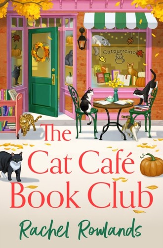 Cat cafe book club - cat,
