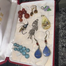 Vintage Jewellery Inc Silver , Persian , Fly Fishing , Lapis Lazuli