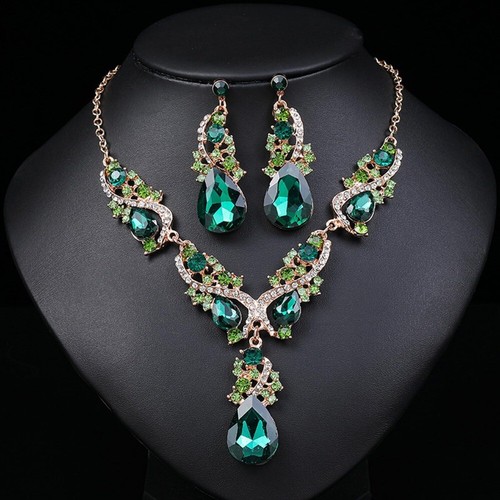Rhinestone jewelry set water - rhinestone,