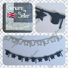 Metal Cutting Die - Banner - GRADUATION - STARS - MORTARBOARD HAT 15cm x 3.5cm  