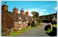 Postcard Dolgellau Old Cottages Gwynedd Wales
